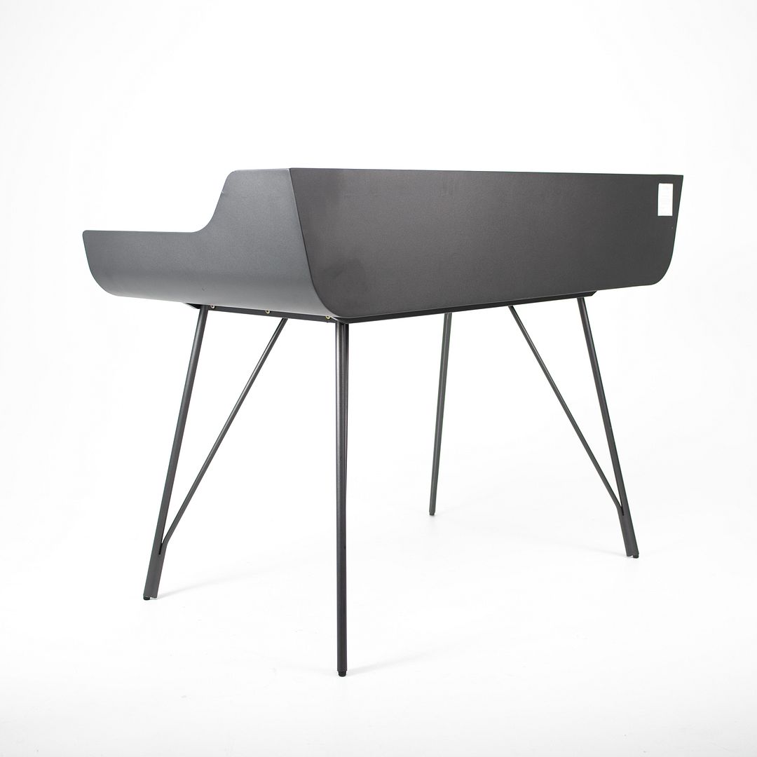 2020 Noori Desk by Nuevo Living w/ Steel Frame and Finished in Onyx (Black)