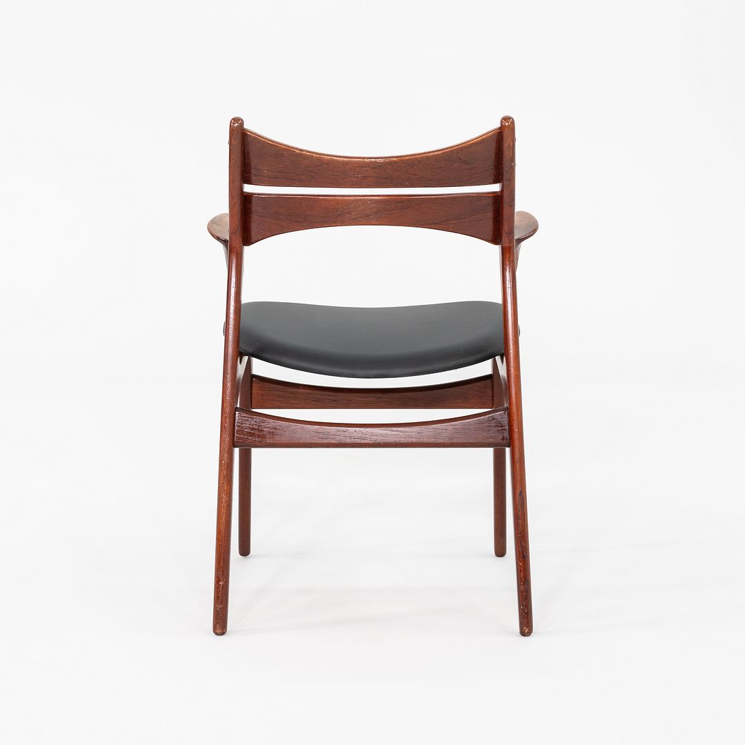 1960s Pair of Erik Buch Christiansens Mobelfabrik Dining Armchairs in Oiled Teak