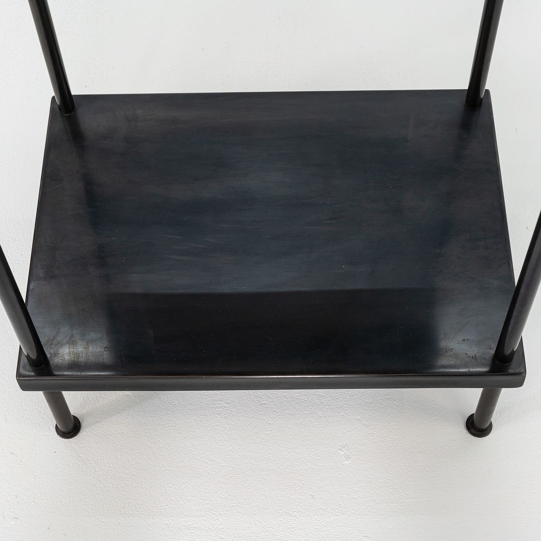 WYETH Regency-Style Antique Etagere Crafted in Zinc-Coated Galvanized Steel