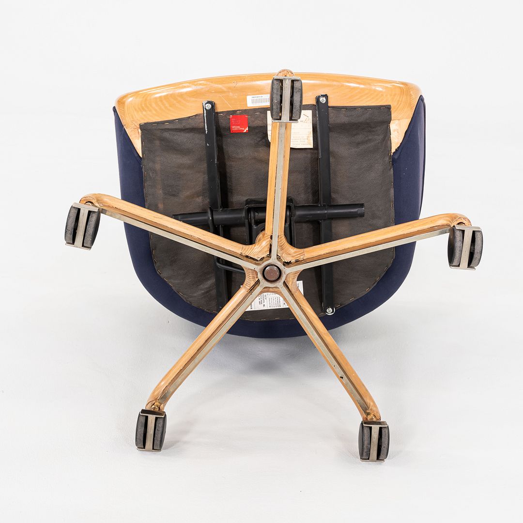 1986 Ward Bennett for Brickel Associates Executive Office Chair in Oak 6x Avail