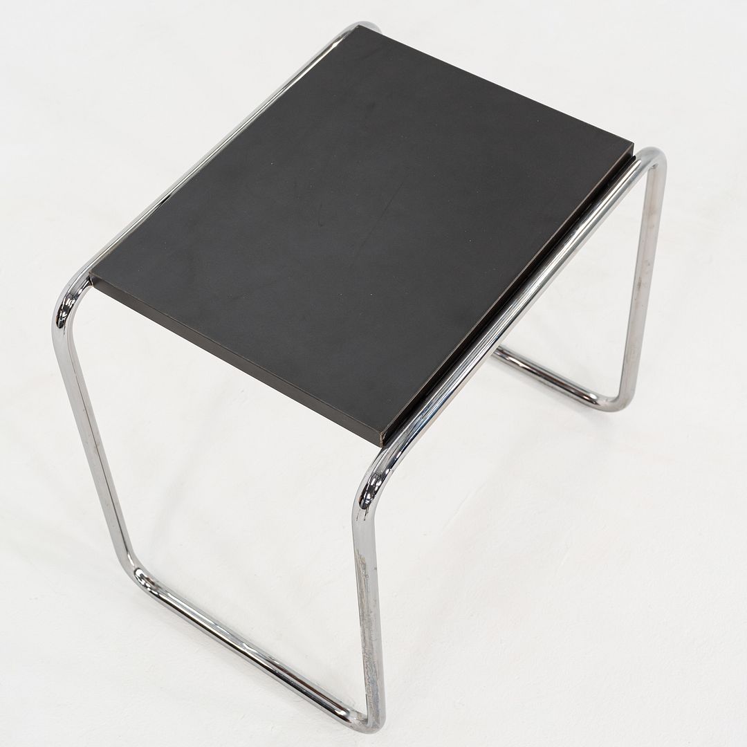 1990s Marcel Breuer for Thonet Laccio Side Table in Black 12+ Available