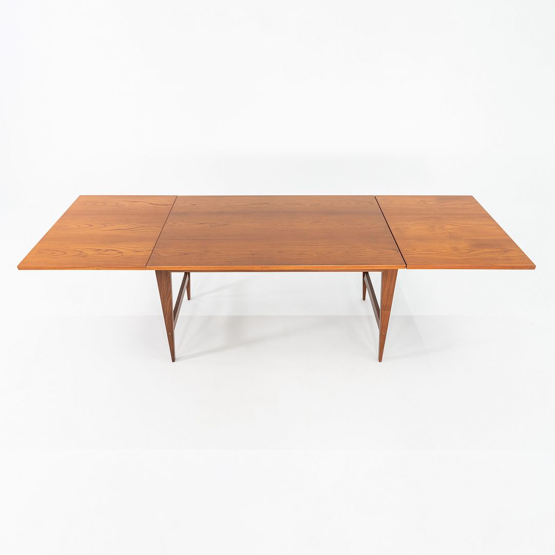 1960s Poul Cadovius Cado Dining Table in Teak with Two Leaves 94x32x29 inches
