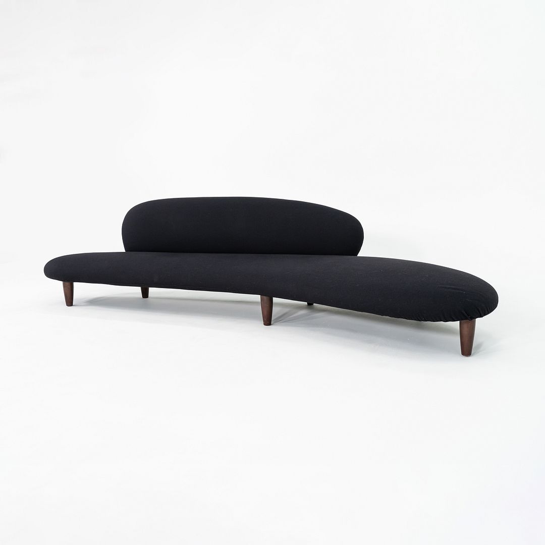 2010s Isamu Noguchi for Vitra Cloud Freeform Sofa and Ottoman in Fabric