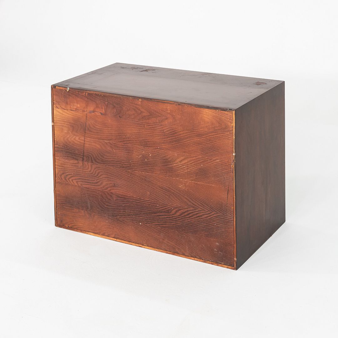 1950s George Nelson Basic Cabinet Series Cabinet in Walnut 34 x 24 x 18 inches