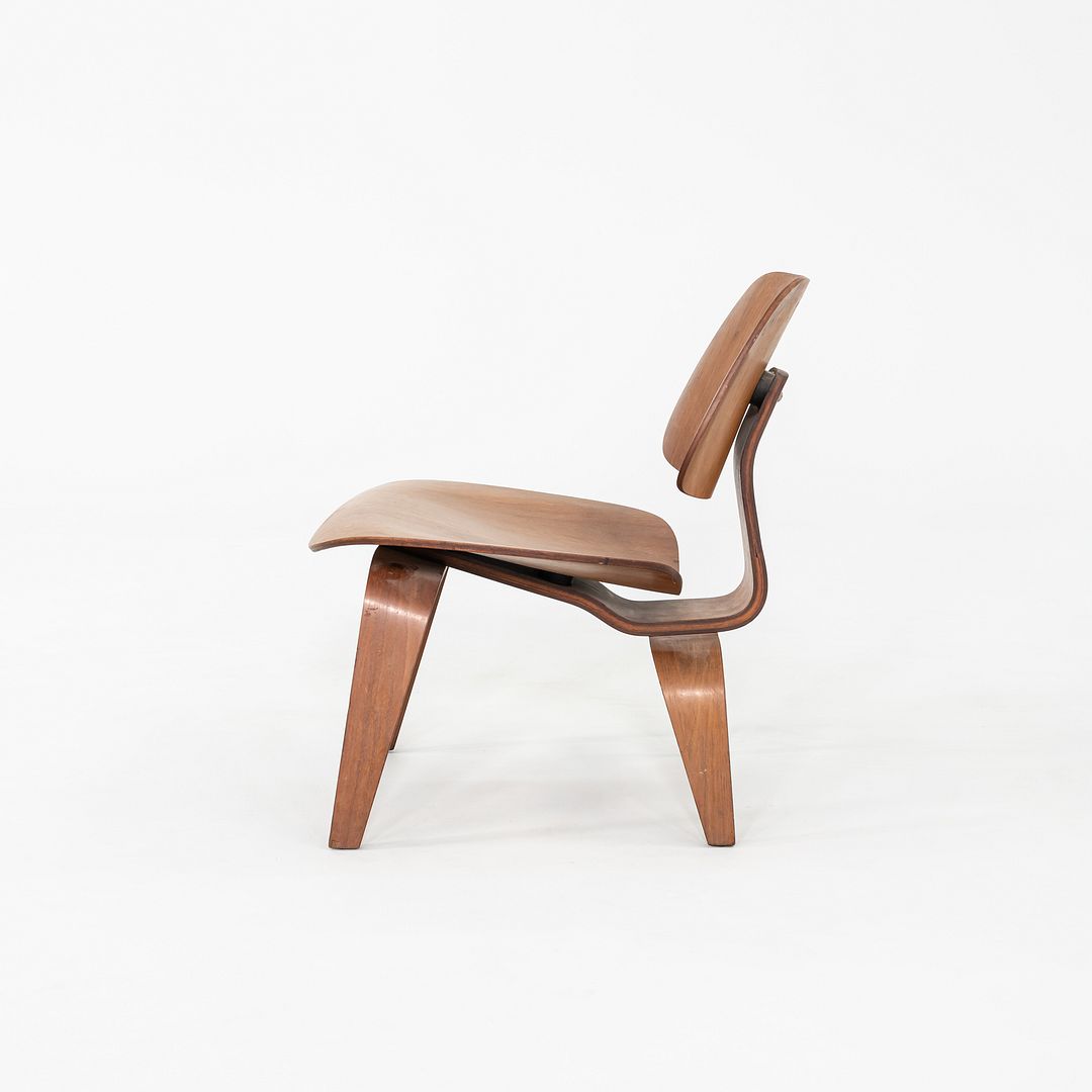 1950s Herman Miller Eames LCW Lounge Chair in Walnut w/ 5-2-4 Screw Pattern