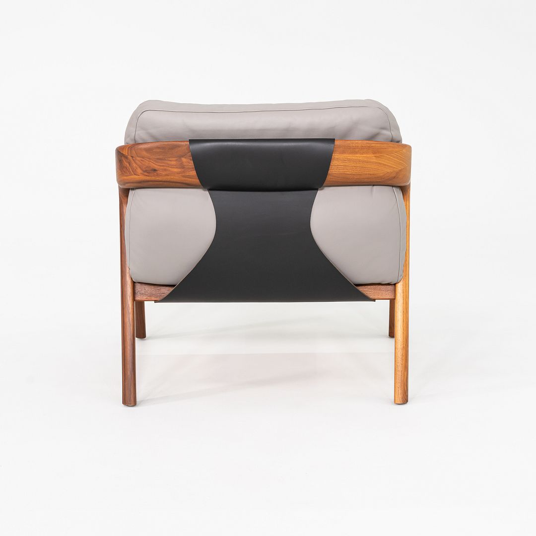 2020s Formstelle Zeitraum Friday 1 Lounge Chair Walnut & Grey Leather 2x Avail