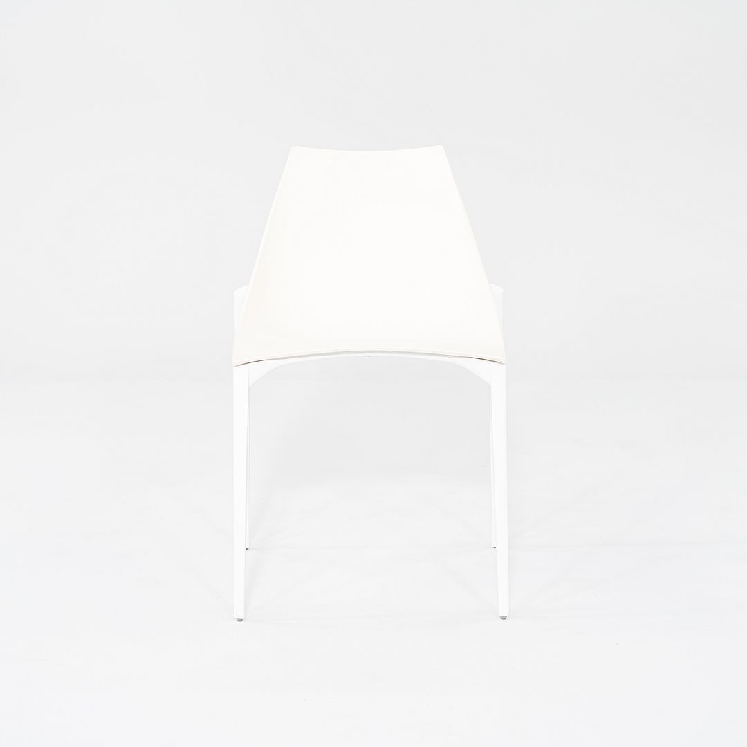 2020s Set of Six Marco Maran for Parri Hoop Stacking Dining Chairs in White