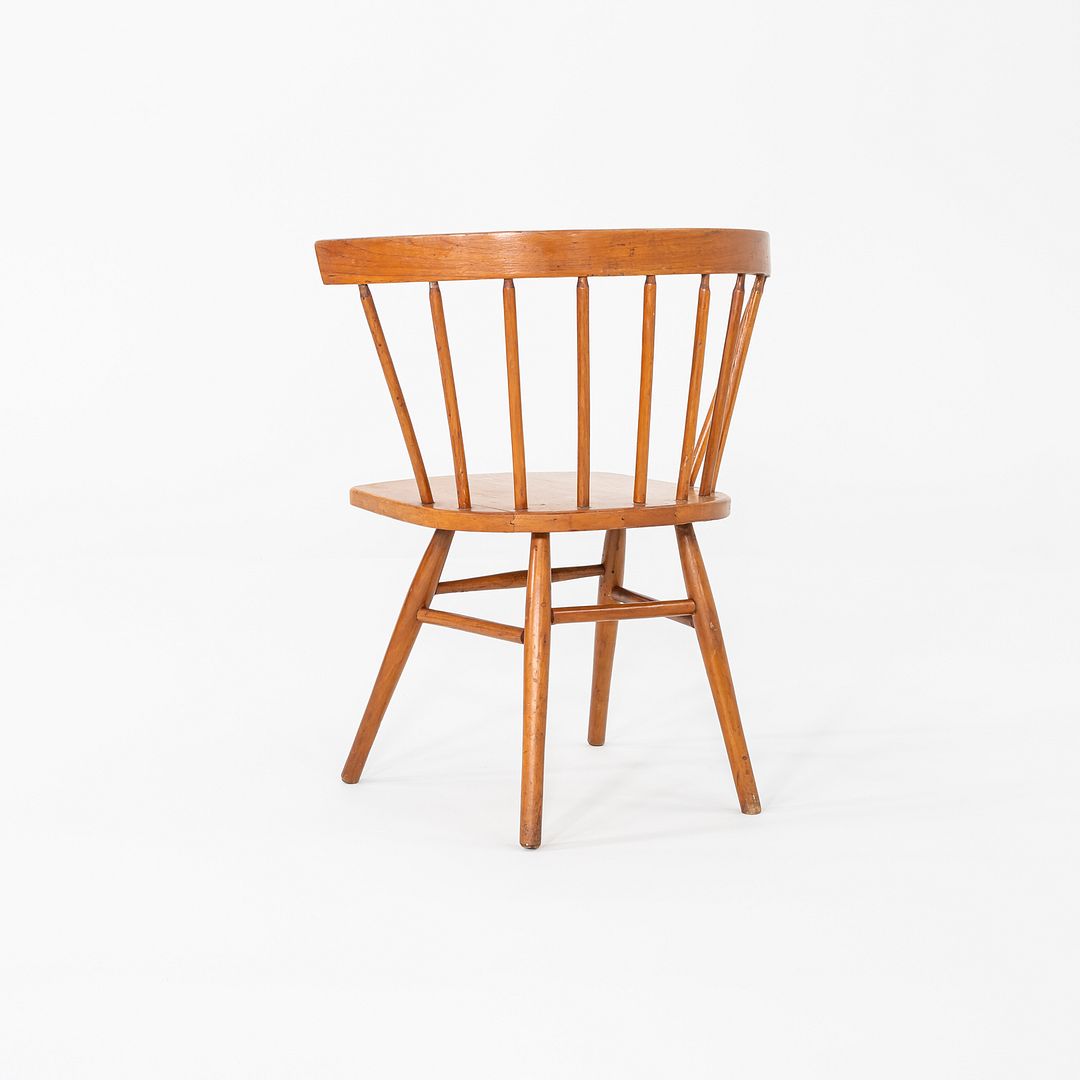 1949 George Nakashima for Knoll N19 Straight Chair in Solid Birch Early Example