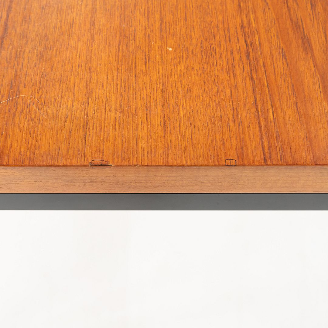 1960s Dieter Waeckerlin for Behr B Series Teak and Steel Desk 28 x 45 inches