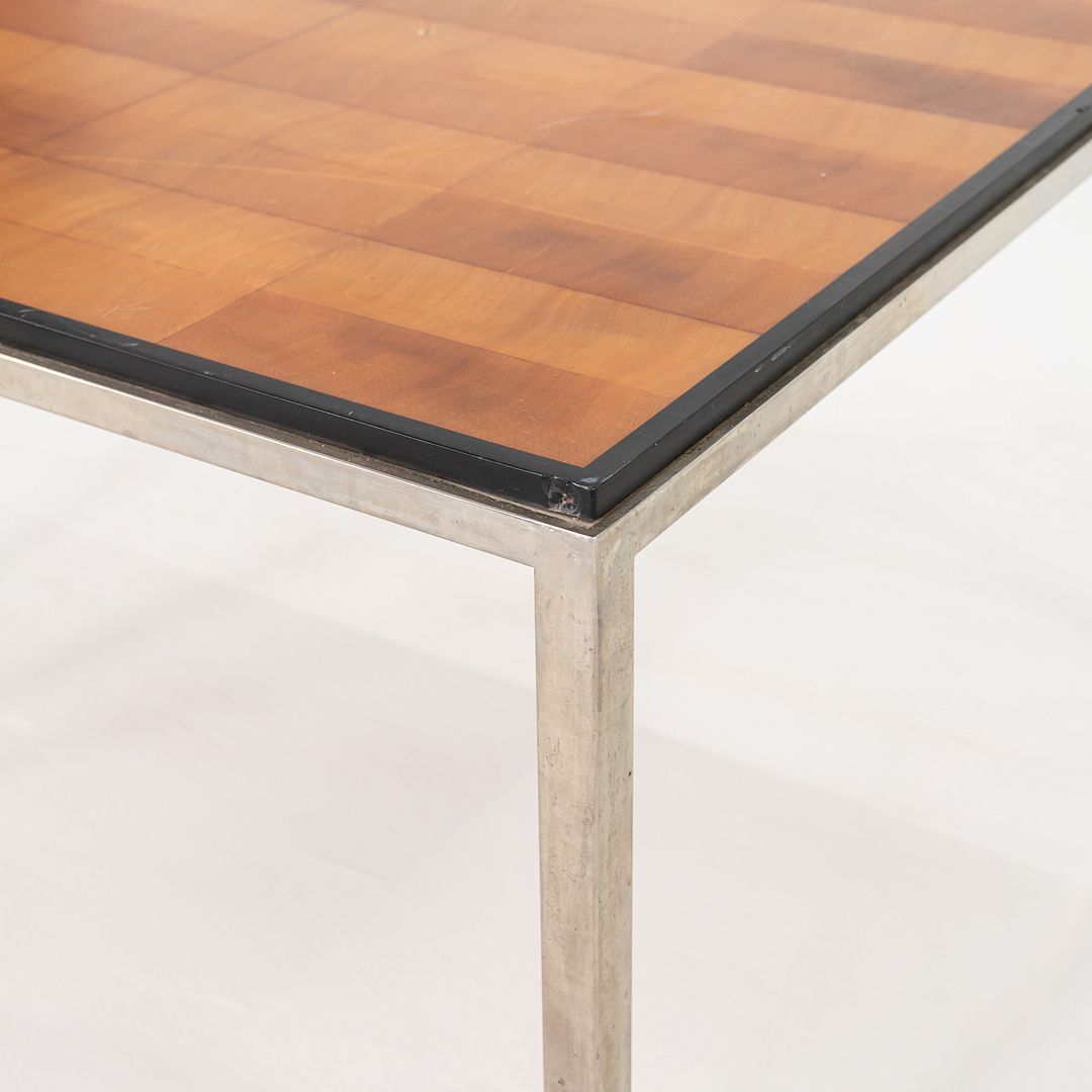 1960s Attributed to Gordon Bunshaft & Davis Allen SOM Stainless Steel Side Table