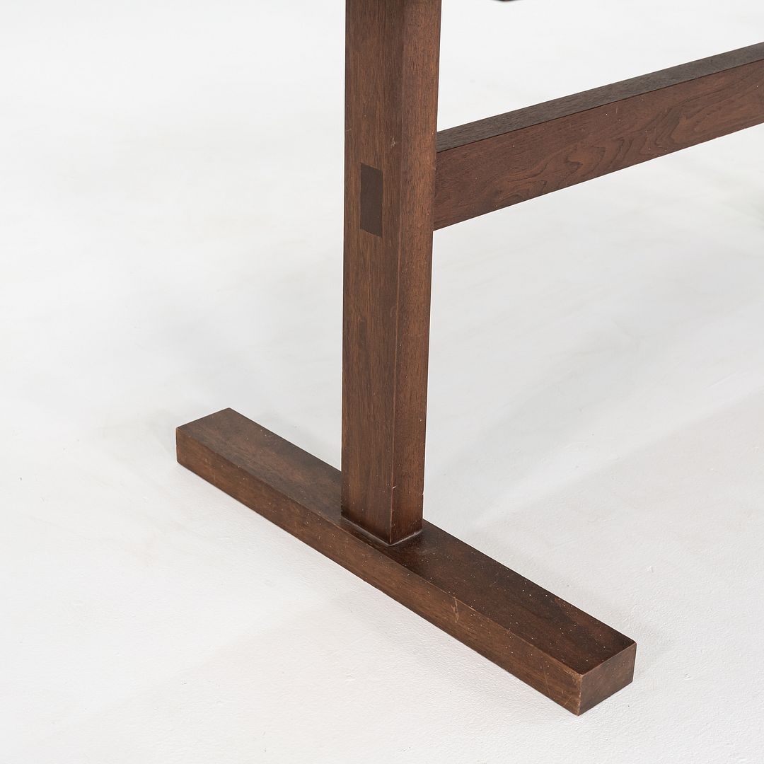 2010s Tyler Hays for BDDW Dining Table w/ Trestle Base in American Black Walnut