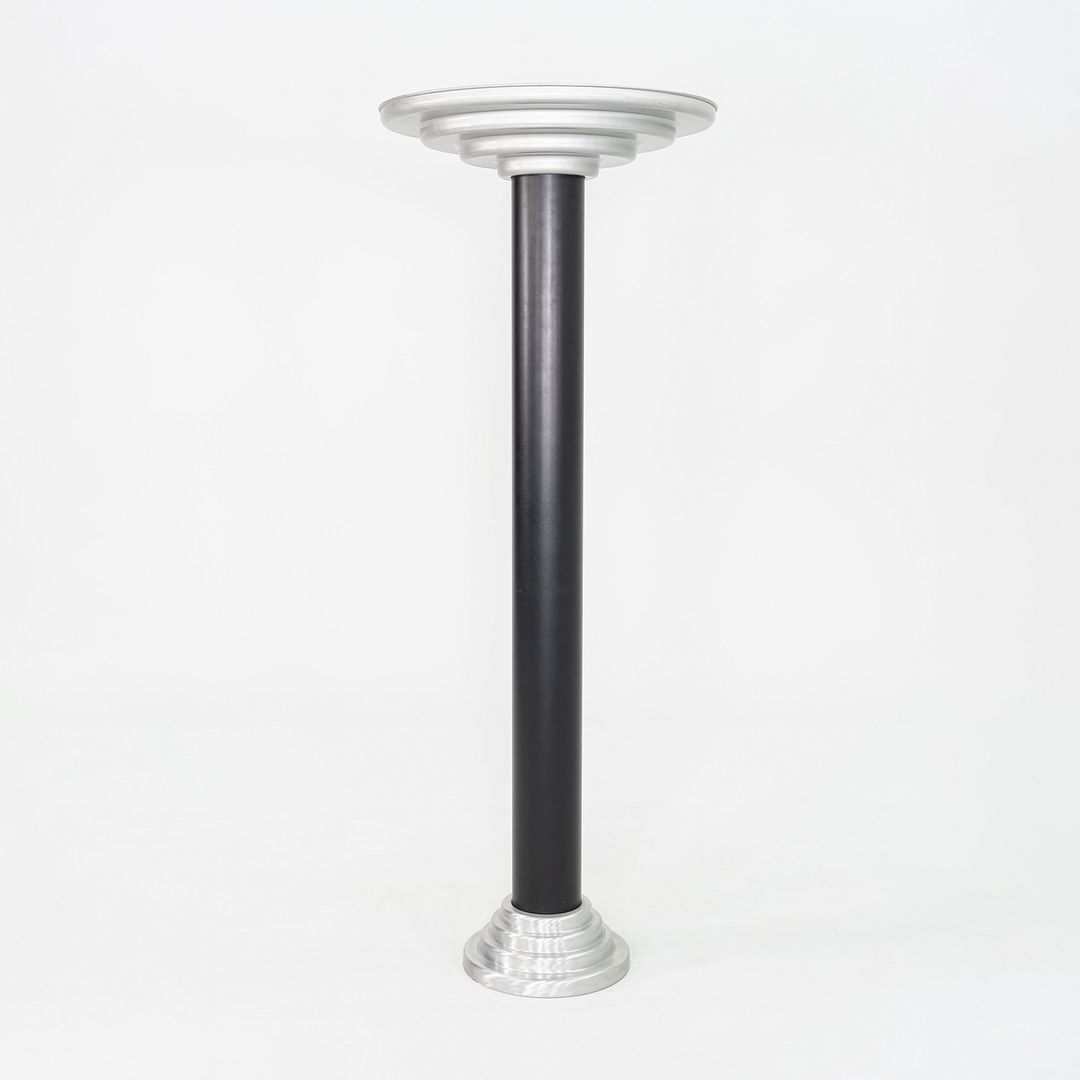 1940s Firma Keiser Art Deco Machine Age Streamline Torchiere Floor Lamp Aluminum