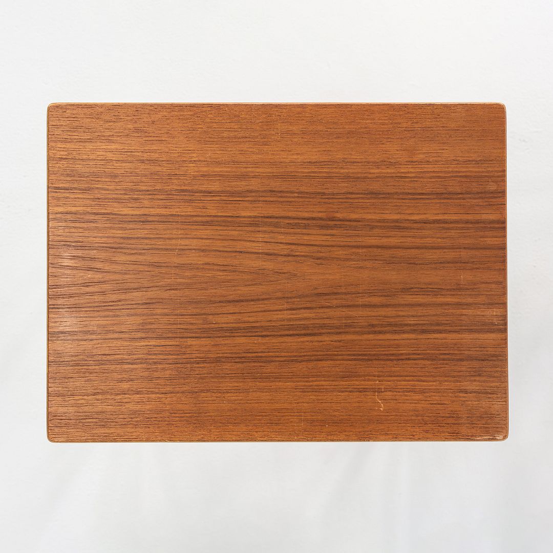 1960s Set of Three Danish Nesting Tables Hans Wegner for Andreas Tuck Teak & Oak