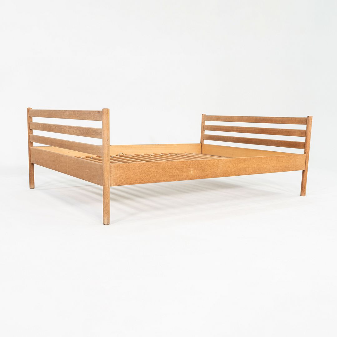 1970s Scandinavian Full Size Bed in Oak by Hans Wegner for RY Mobler, Denmark