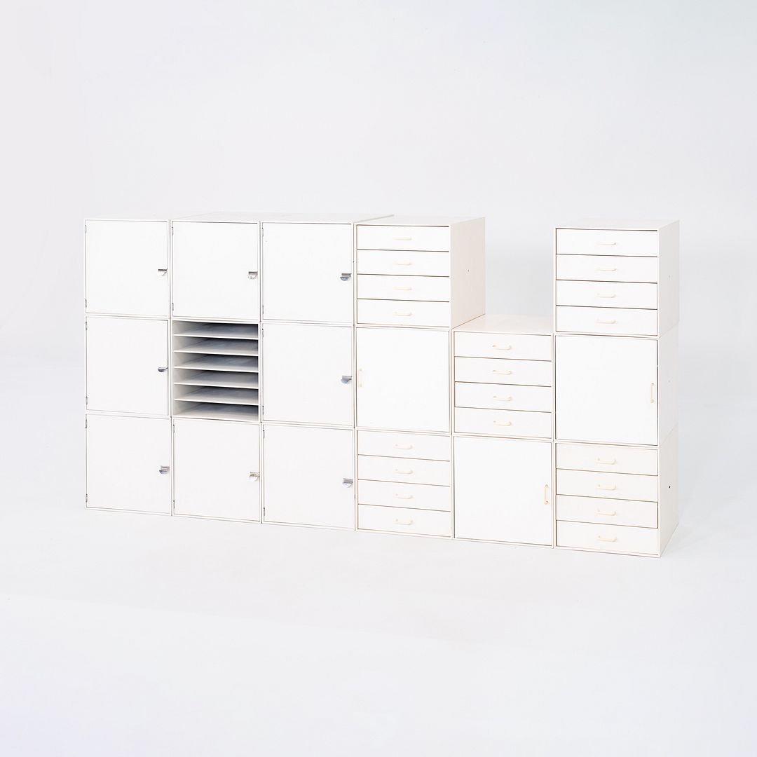17x Modules of 1970s Palaset Storage Cubes by Ristomatti Rattia for Treston