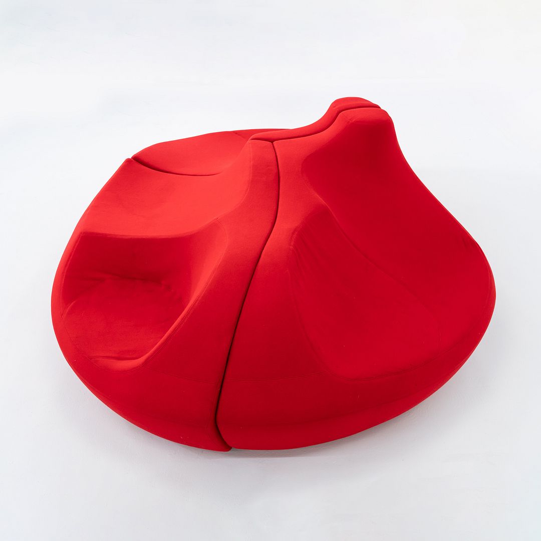 2020 Toshiyuki Kita for Moroso Saruyama Island Three-Piece Sofa in Red Fabric