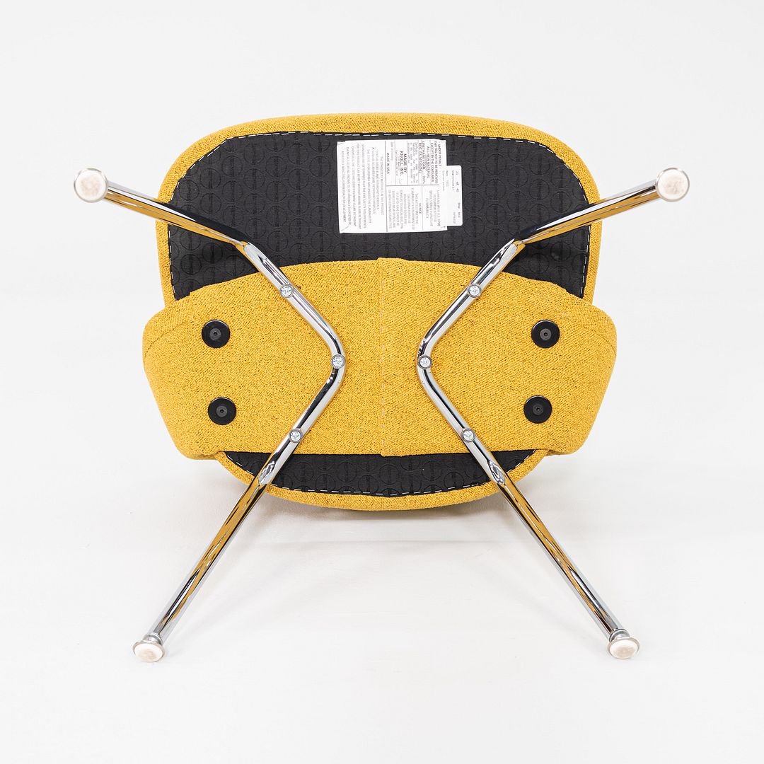 2021 Eero Saarinen for Knoll Armless Executive Dining Chair in Yellow 13x Avail