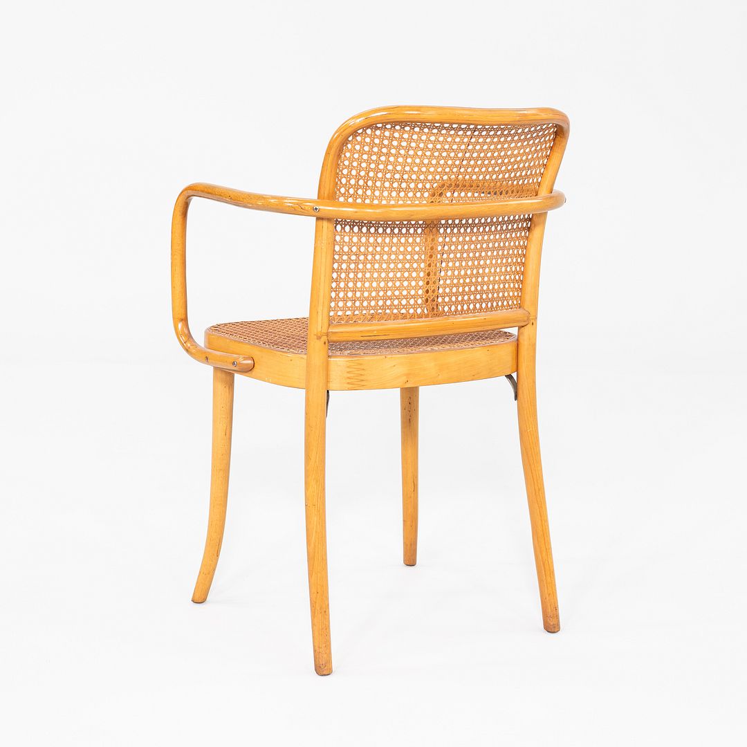 SOLD 1980s Set of 10 Model 811 Prague Chairs by Josef Hoffman for Stendig / Thonet