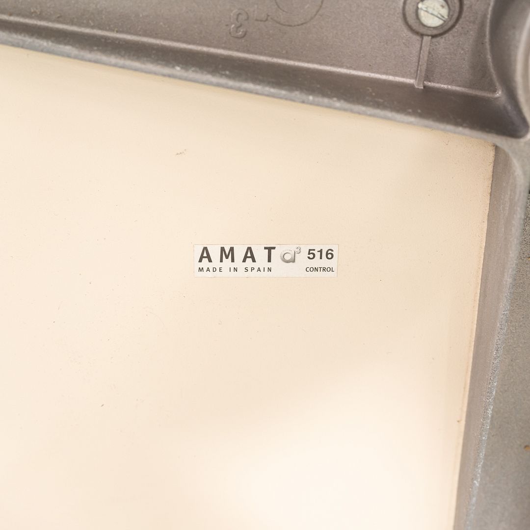 2000s Jorge Pensi for Knoll & AMAT3 High Top Dining / Cafe / Bar Table in Aluminum 24" 3x Available