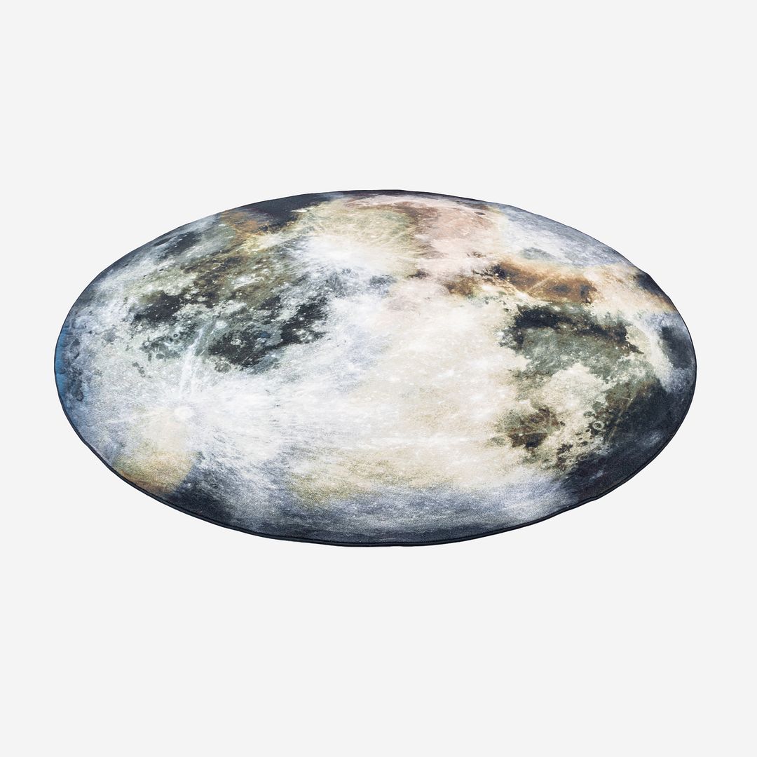 2020s MOOOI Mooon Circular Rug Made in Germany 98 Inch Diameter 2x Available