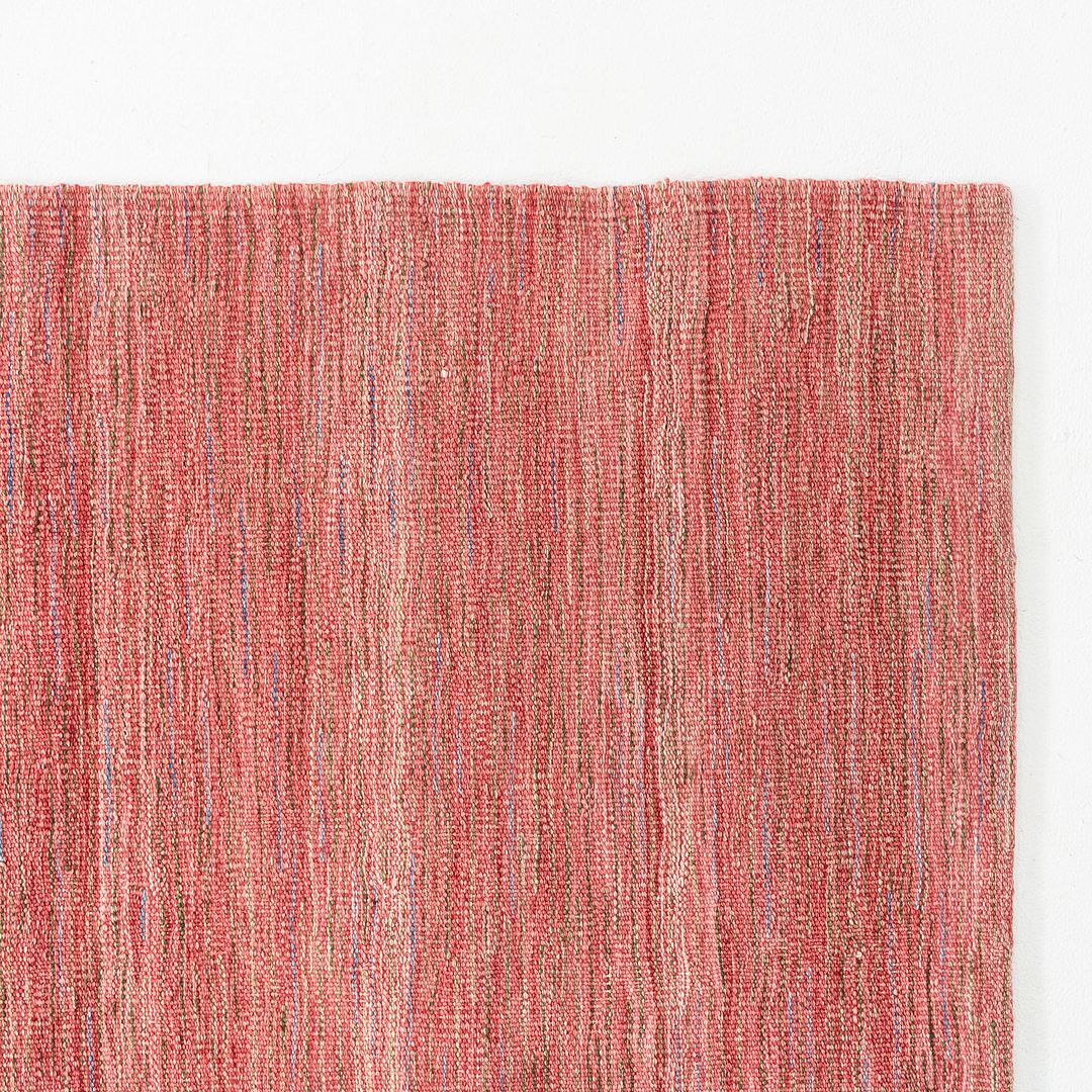 2003 Michaelian & Kohlberg KCast Red Hand Knotted Wool Rug from Genzyme 4x10ft