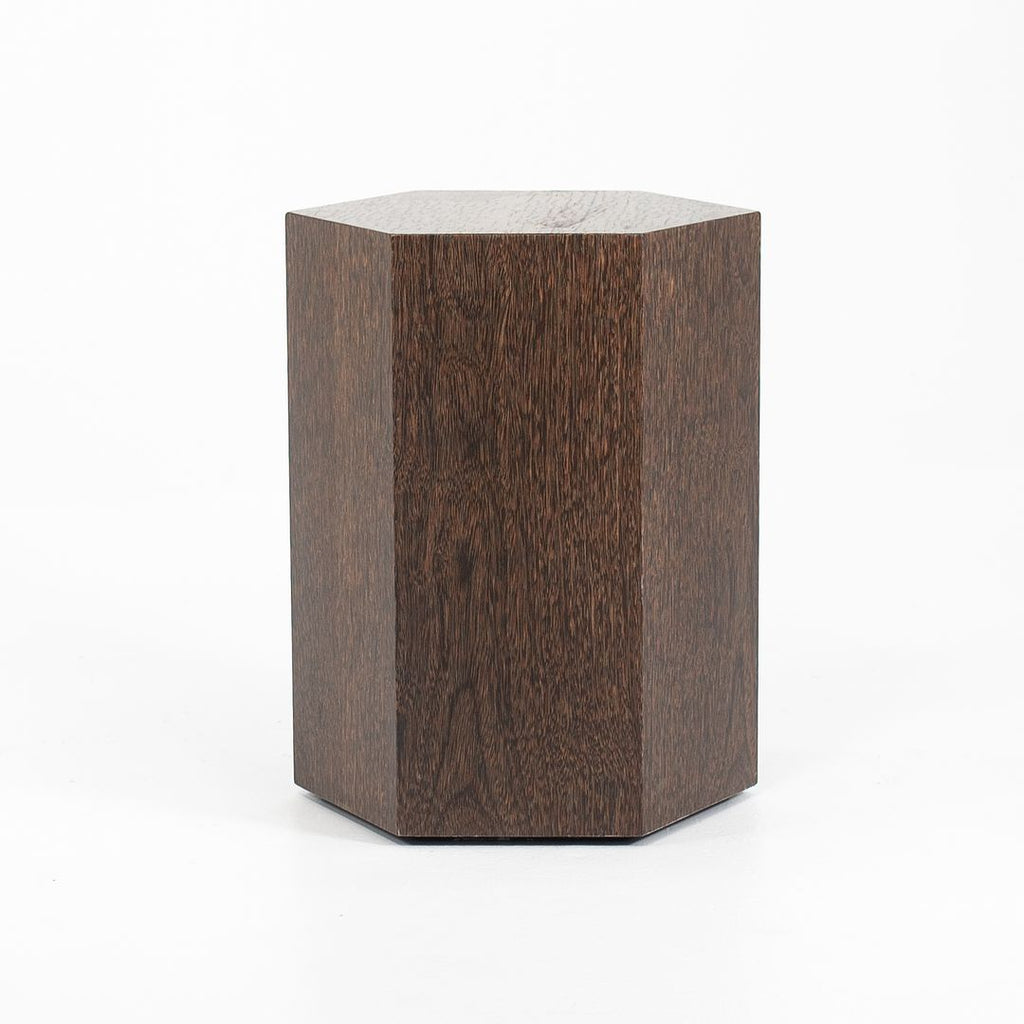 2016 Aeron Side Table by Rodolfo Dordoni for Minotti MDF, Sucupira Wood Veneer.