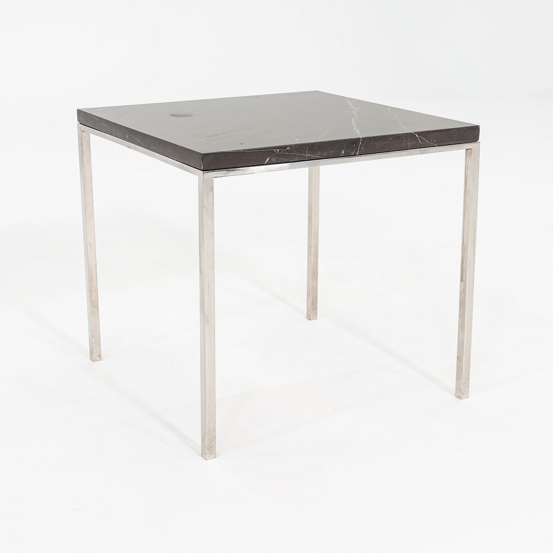 1966 Gordon Bunshaft & Davis Allen for SOM Marble & Steel Side Table Model TA-35
