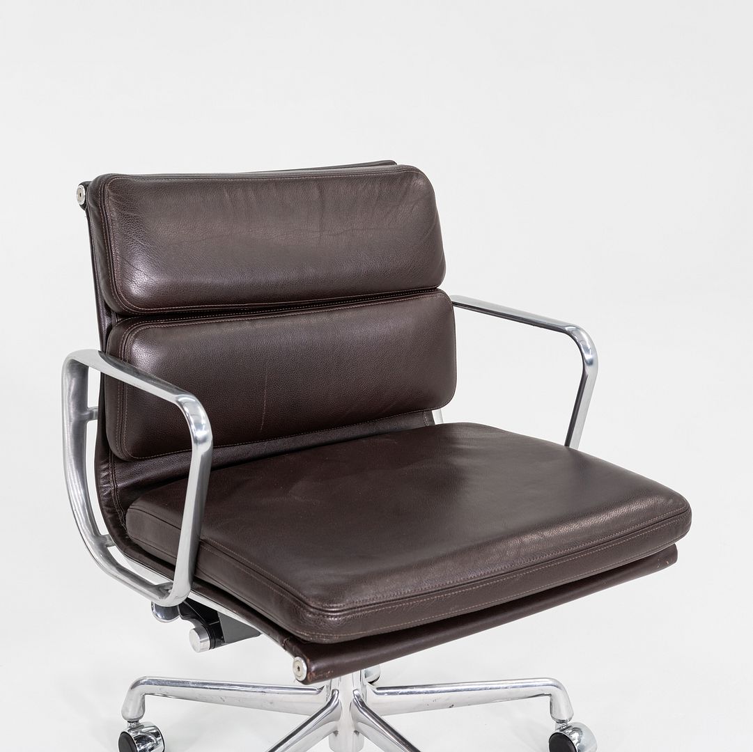 2009 Herman Miller Eames Soft Pad Management Desk Chair Brown Leather 7x Avail