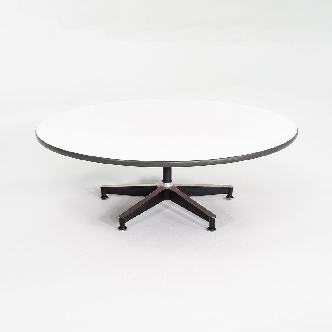 C. 1956 Herman Miller Eames Coffee Table with White Laminate Top and 670 Base