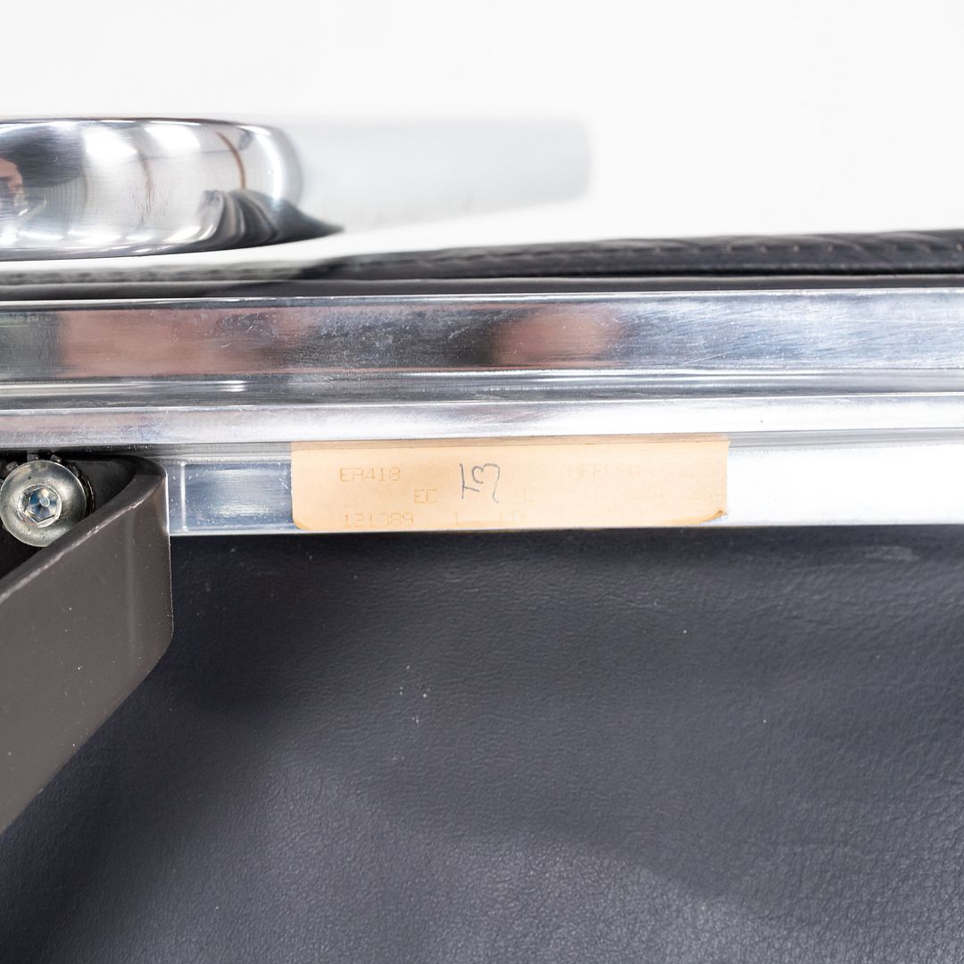 1989 Herman Miller Eames Soft Pad Management Desk Chair Black Leather 5x Avail