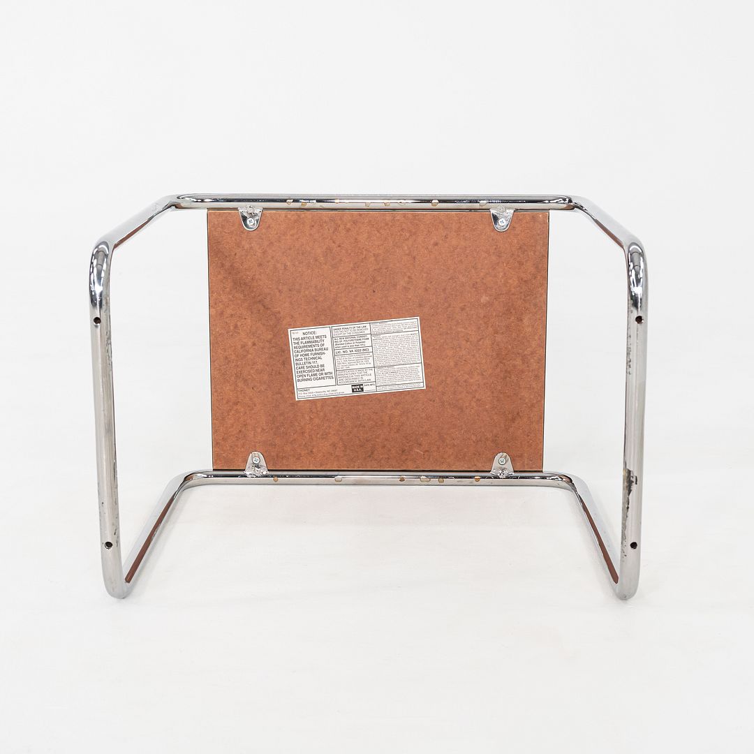 1990s Marcel Breuer for Thonet Laccio Side Table in Black 12+ Available