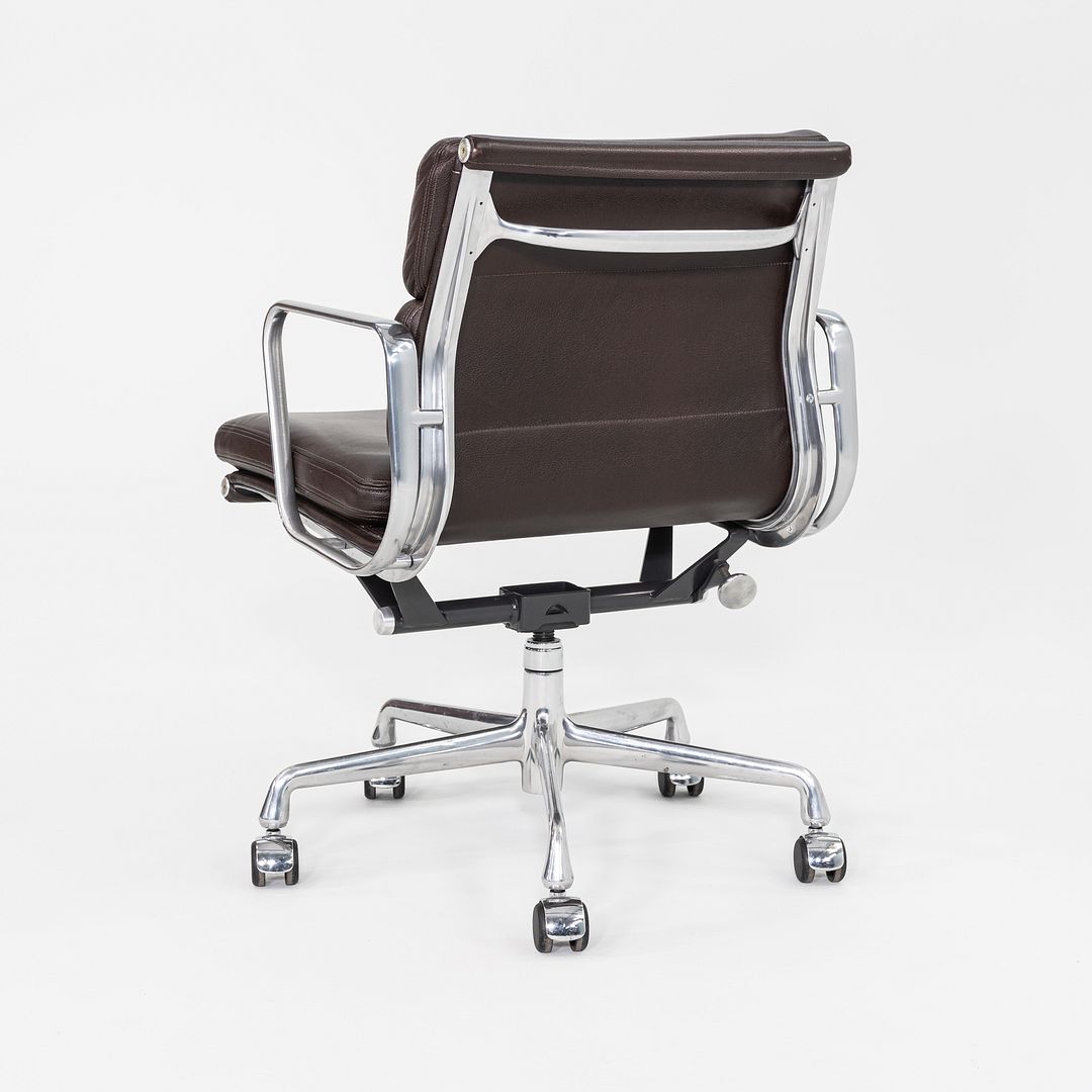 2009 Herman Miller Eames Soft Pad Management Desk Chair Brown Leather 7x Avail