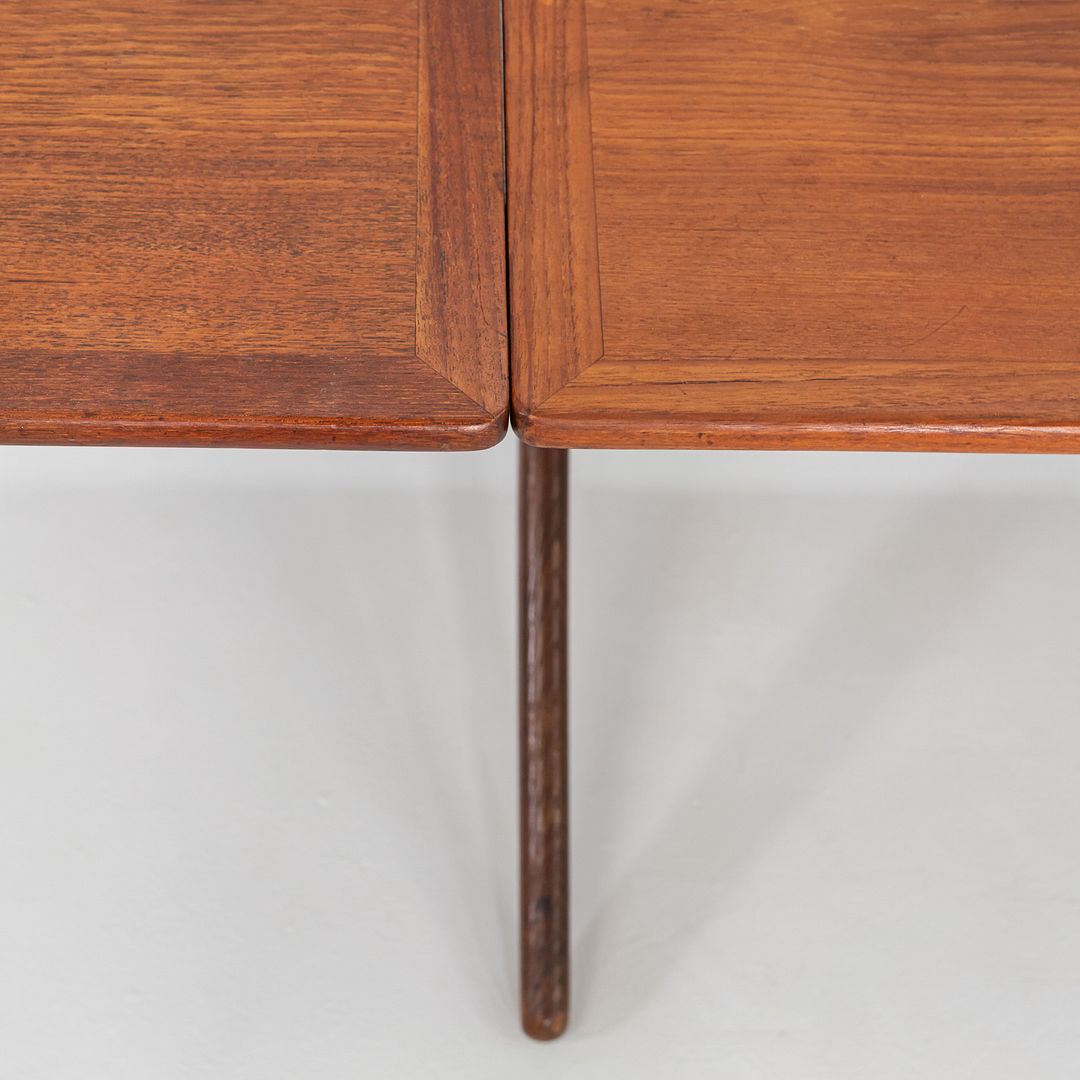 1960s Hans Wegner for Andreas Tuck AT-304 Teak Dining Table w/ Drop-Leaf Ext