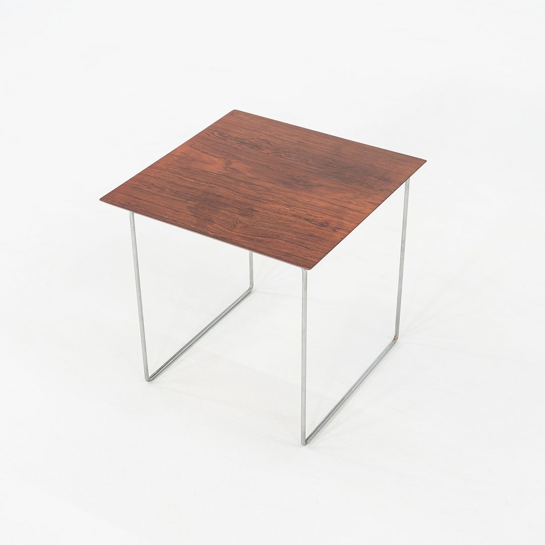 1960s Pair of Poul Norreklit For Georg Petersens Denmark Rosewood Puzzle Tables