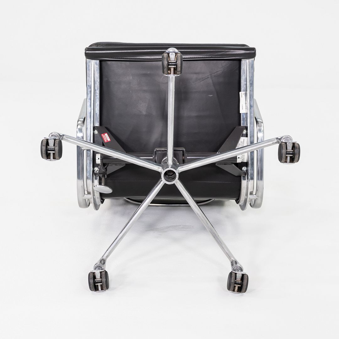 2003 Herman Miller Eames Soft Pad Management Desk Chair Black Leather 6x Avail