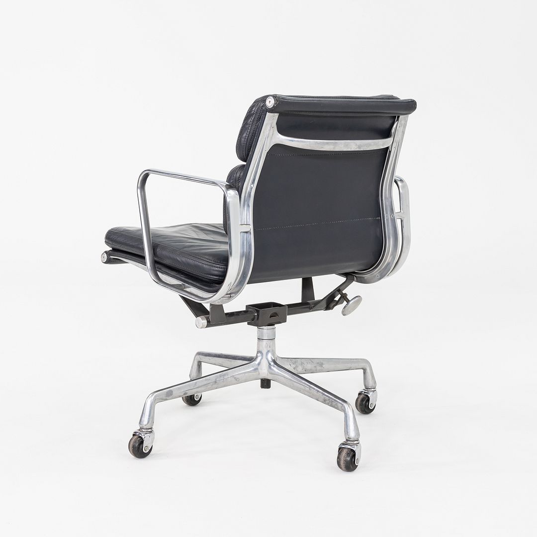 1989 Herman Miller Eames Soft Pad Management Desk Chair Black Leather 5x Avail