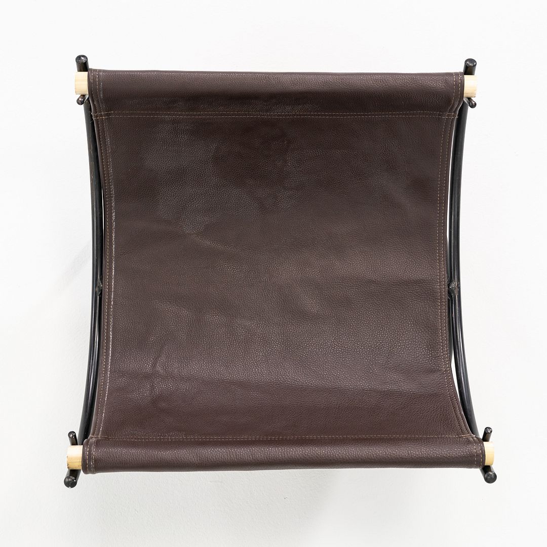 1950s Nelson Fireplace Caddy by George Nelson for Howard Miller in Wrought Iron