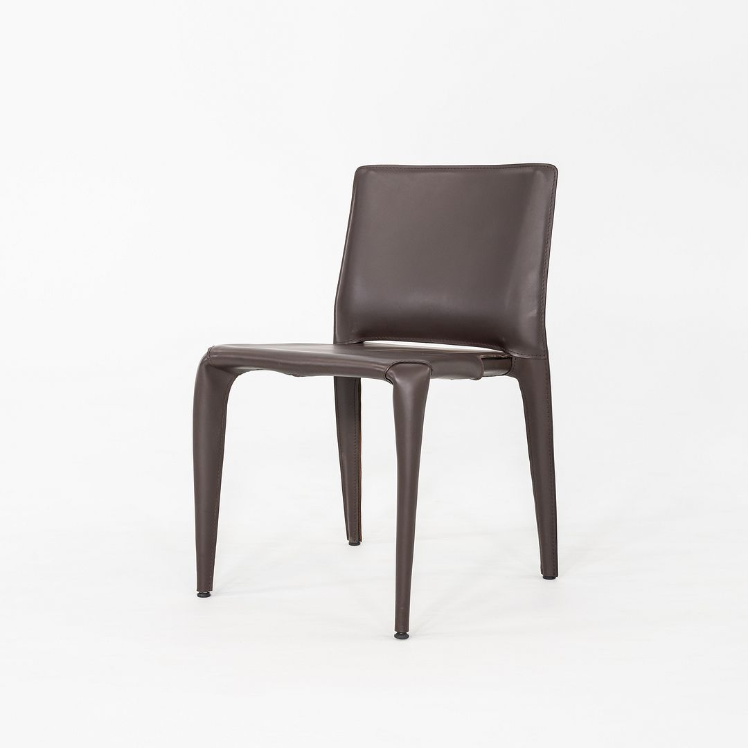 2010s Mario Bellini for Cassina Bull 422 Dining Chair in Brown Leather 12x Available