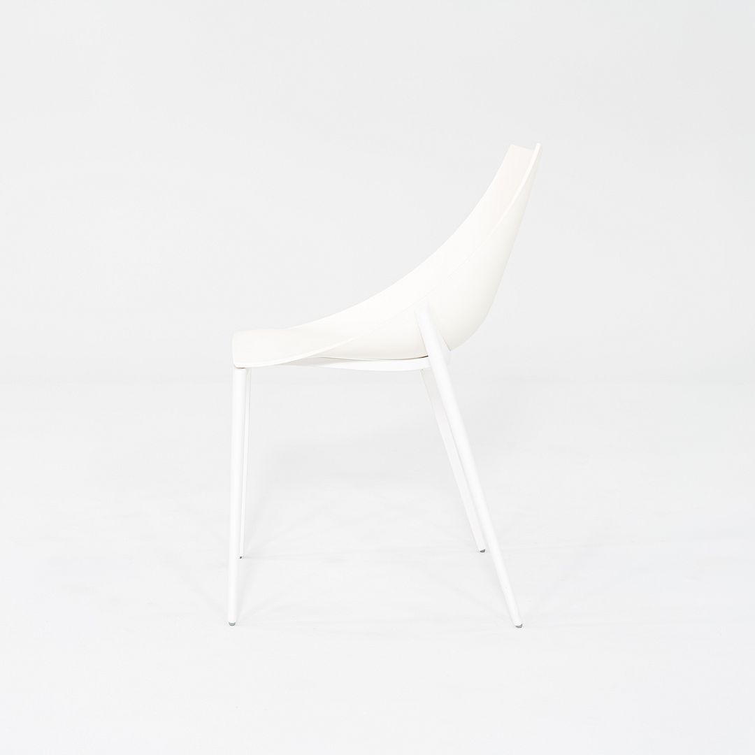 2020s Set of Six Marco Maran for Parri Hoop Stacking Dining Chairs in White