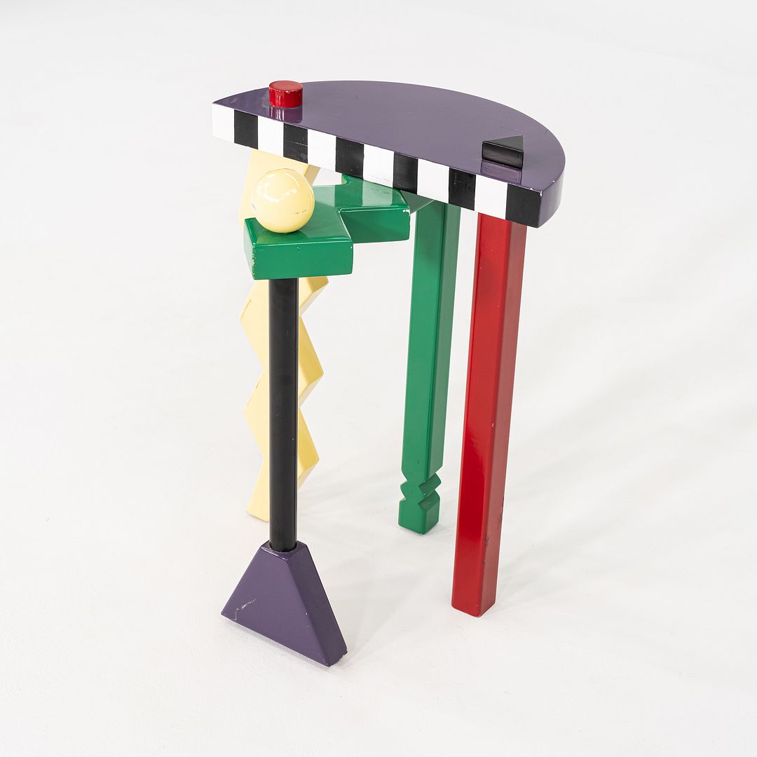 1990s Pair of Postmodern Memphis-Style Tables Designed by Thor Design Studio