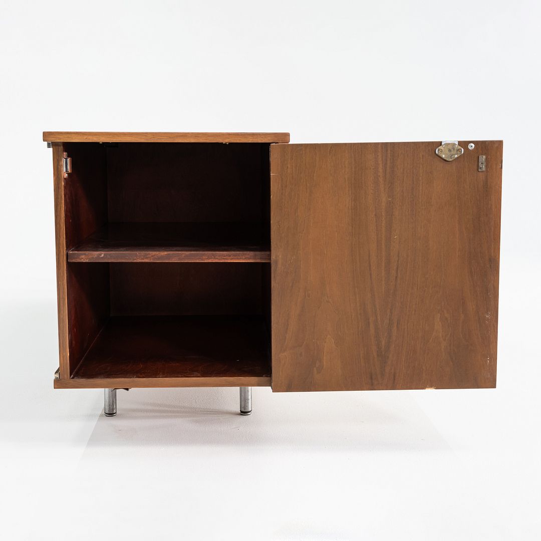 1950s George Nelson for Herman Miller Walnut and Steel Credenza 80x18 inches