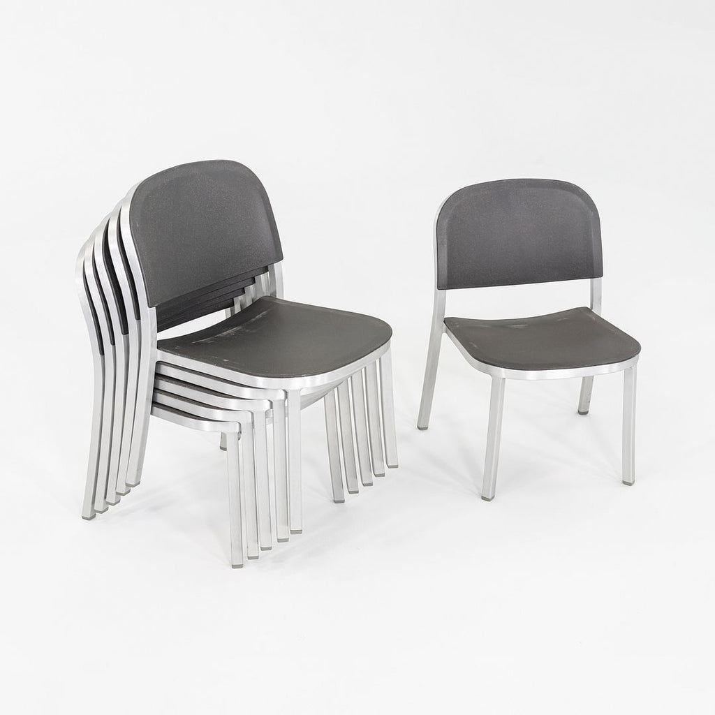 2010s Set of Six Emeco 1 Inch Children's Stacking Chairs by Jasper Morrison