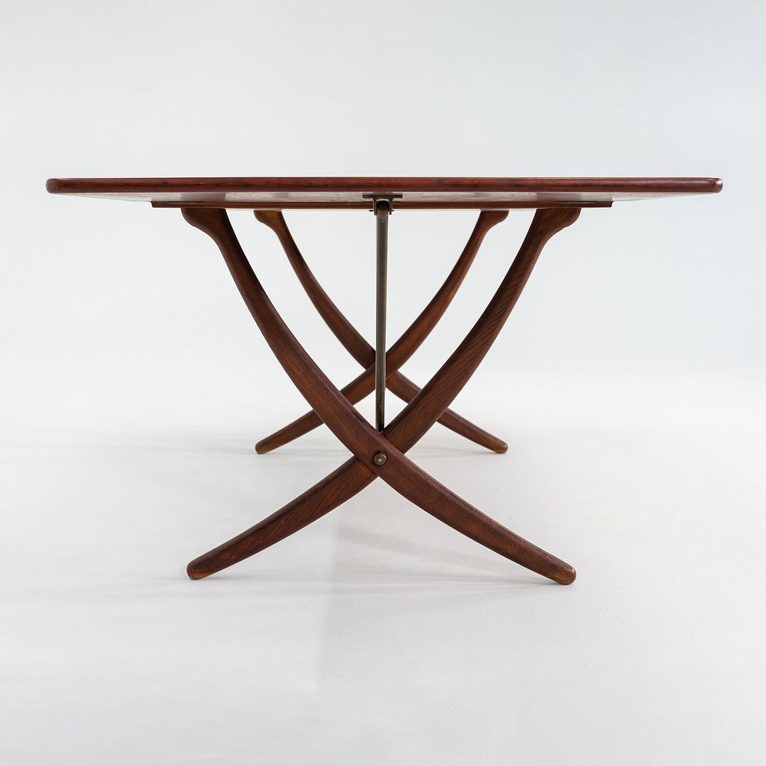 1960s Hans Wegner for Andreas Tuck AT-304 Teak Dining Table w/ Drop-Leaf Ext