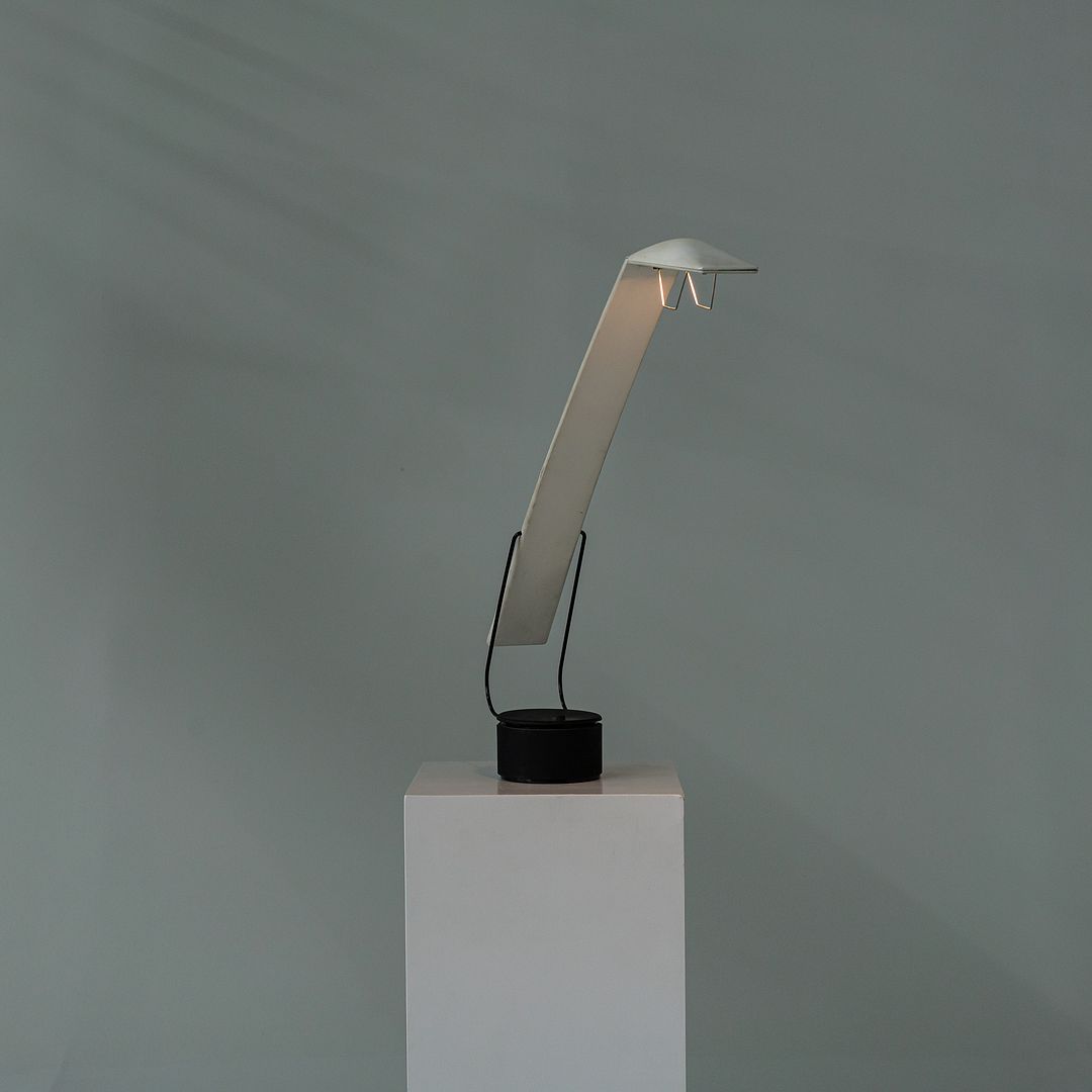1980s Dove Table Lamp in White by Mario Barbaglia & Marco Colombo of PAF Studio