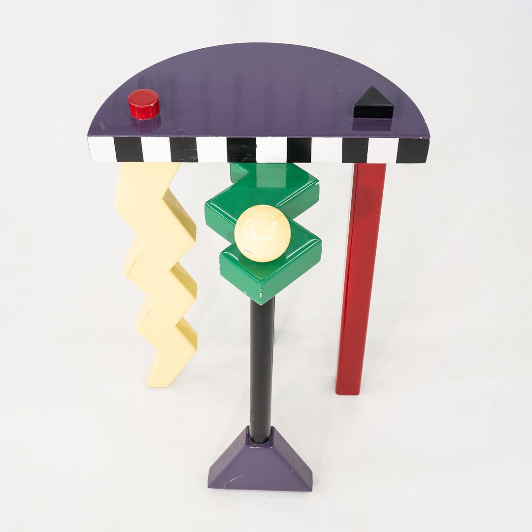 1990s Pair of Postmodern Memphis-Style Tables Designed by Thor Design Studio