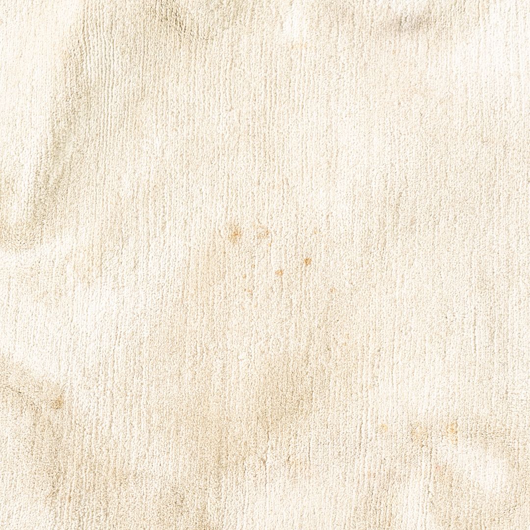 2000s Hand Knotted Large Area Rug in Grey and White from Nepal 14 x 14 feet