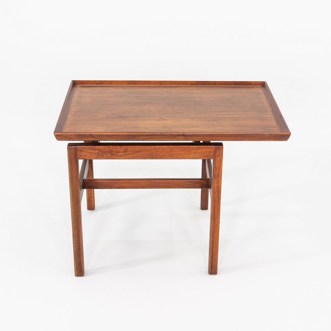 1970s Jens Risom Designs Side / End Table Comprised of Walnut 21x30x22 inches