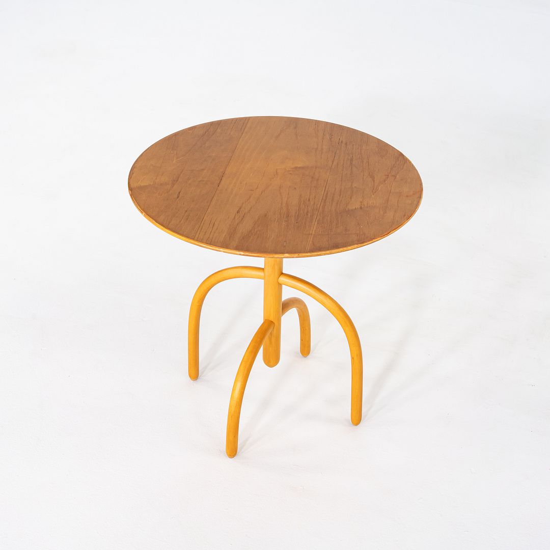 1997 Lawrence Laske for Knoll Studio Saguaro Cactus Table in Birch, 20 inches