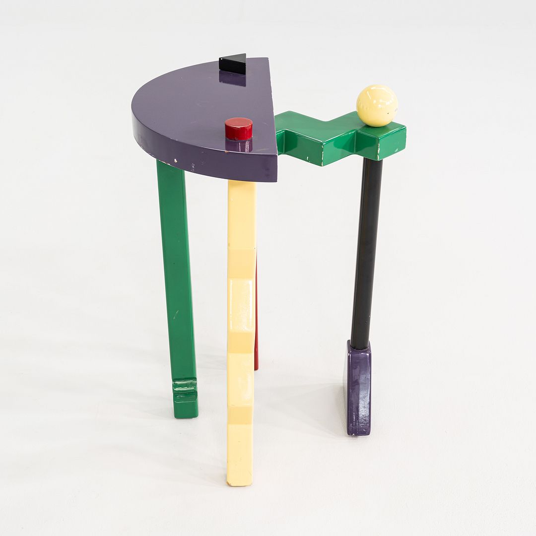 1990s Pair of Postmodern Memphis-Style Tables Designed by Thor Design Studio