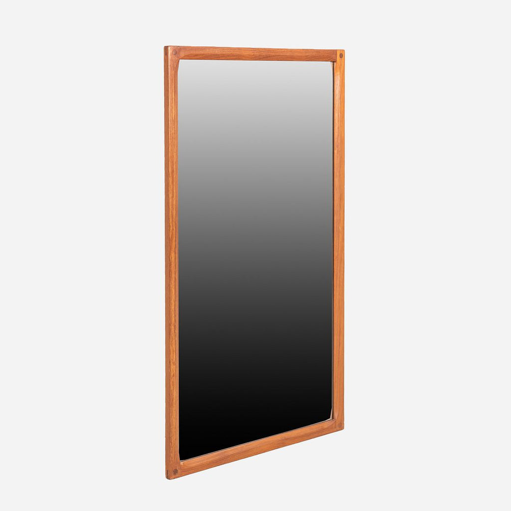 1960s Aksel Kjersgaard for Odder Mobel Danish Wall Mirror Crafted in Teak Wood
